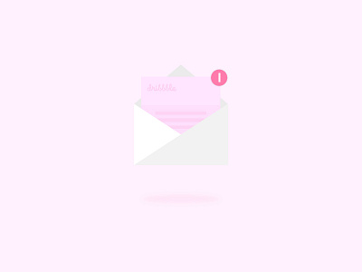 x2 dribbble invites clean dribbble envelope flat icon invitations invite invites notification shadow white