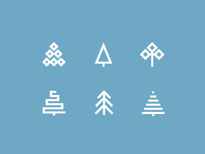 Christmas trees christmas tree holiday icon line outline vector windows 10 winter