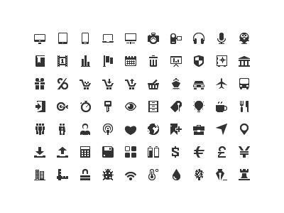 Universal icons