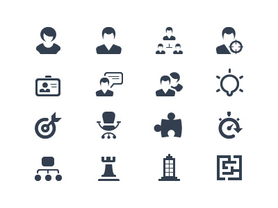 Dribbble Strategy headhunting human resources icon office strategy vector