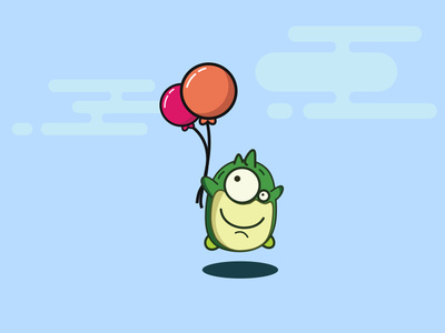 Baby_Alien alien baby alien baby monster balloons cartoon character game character