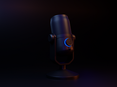 Microphone 3d 3d art blender design microphone music