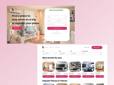 HouseTrip Website adobexd uidesign uiux ux webdesign