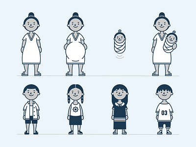 Immunization Awareness Month animation design flat icon illustration medical ui vector