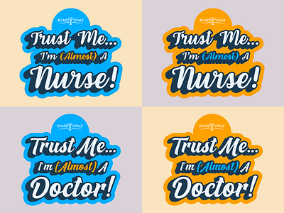 Trust me... Stickers design doctor doctors flat icon icons illustration medical nurse nurses sticker stickers ui ux vector