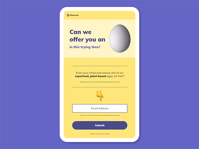 Free Egg (Sign-Up Form) accessible branding dailyui mobile sign up form ui