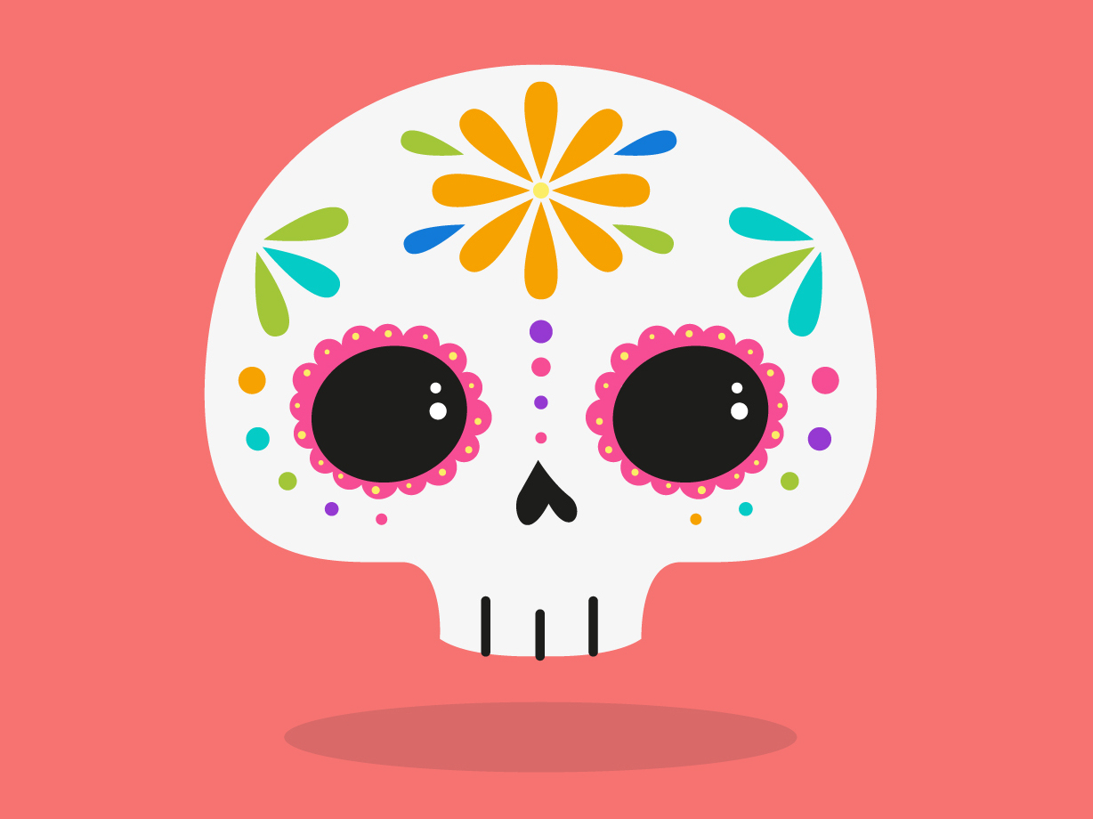 Candy skull by Daniela on Dribbble