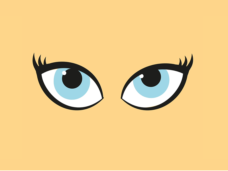Eyes animation aftereffects animation animation design cute design illustration motion design vector