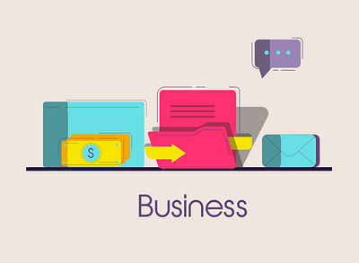 Business business file manager folder illustration illustrator mail motiongraphics vector