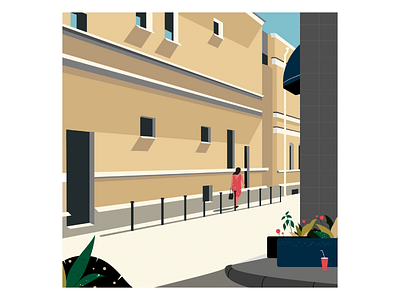 Summer In The City design digitalillustration illustration image