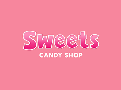 Sweets logotype design graphic design logo logotype sweet typography vector