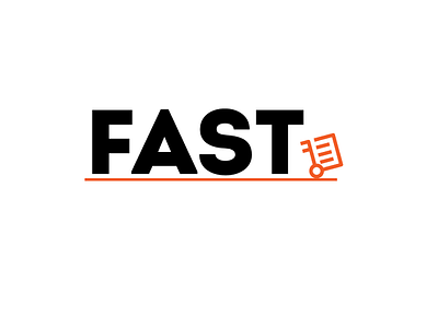 Fast design graphic design illustration logo design logotype typography