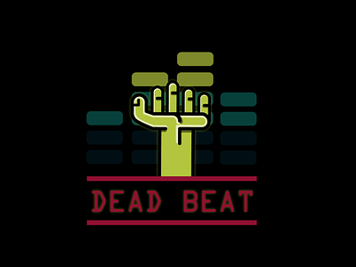 Deadbeat dead deadbeat design graphic design illustration logo design logotype music music logo typography zombie