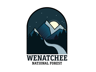 Wenatchee design graphic design illustration logo design logotype nature typography