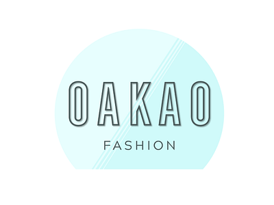 Oakao Fashion design fashion graphic design illustration logo design logotype minimalism typography
