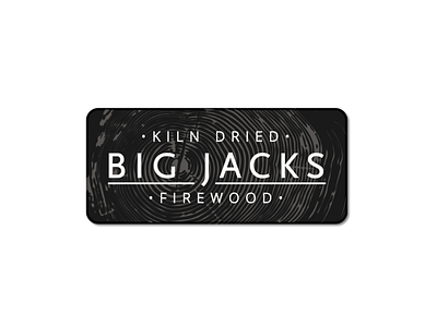 Big Jacks design fire firewood graphic design illustration logo design logotype lumberjack minimal typography wood