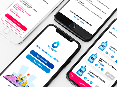 Aqualibrio App app delivery design mobile product design ui ux
