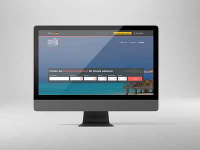Montigo Hotels Website design ui ux webdesig website