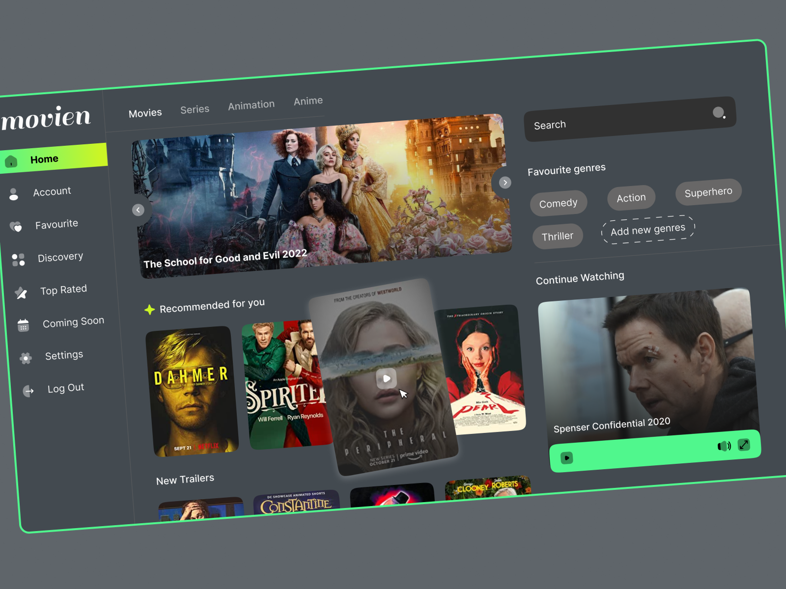 Stream Movies Platform by Bahar Rostaminiya on Dribbble