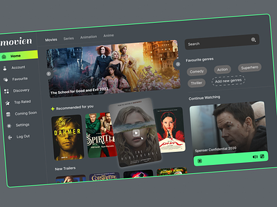 Stream Movies Platform 2021 concept design movie movies platform stream stream movies platform ui website