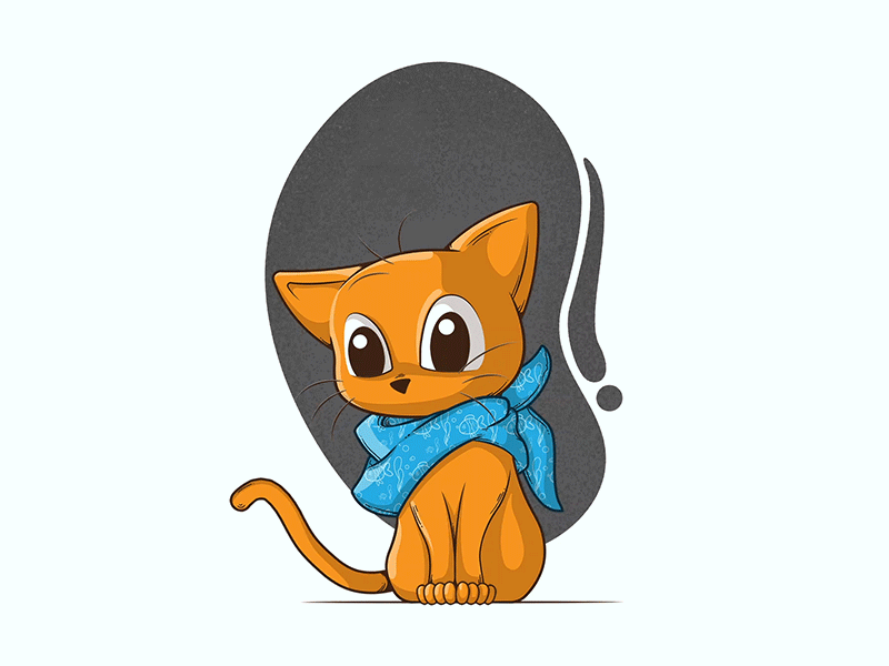 CAT animation character characterdesign design flat illustraion illustration illustrator minimal vector