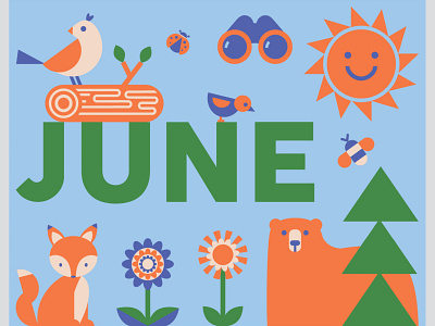 June 2020 Calendar Page