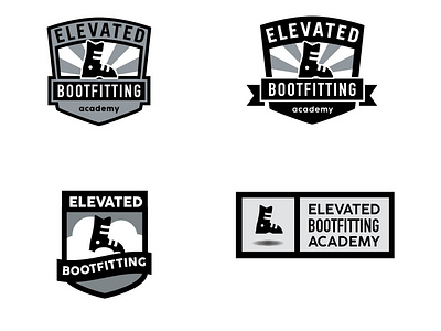 Logo Concepts for Elevated Bootfitting Academy branding design event branding logo logo design