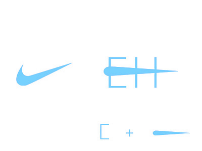 EH - Erling Haaland brand logo nike swoosh