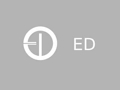 ED brand circle d e ed logo