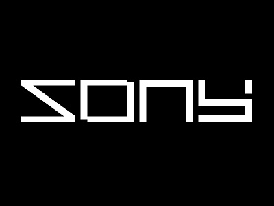 SONY brand logo sony
