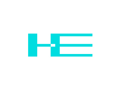 HE brand dynamic e h logo