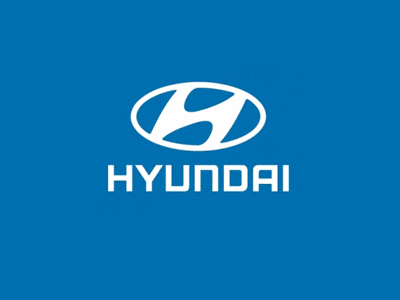 Hyundai ® LED brand car logo motor