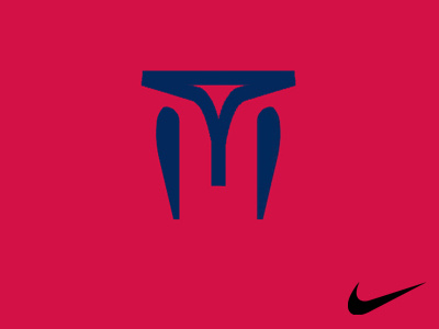 MT - Mike Trout brand logo mike mt nike trout