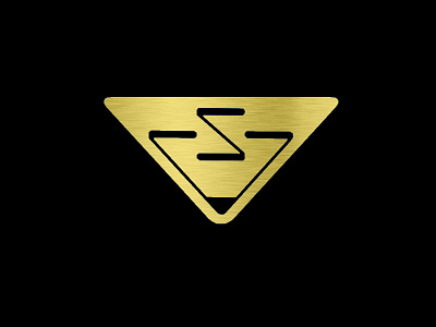 SV brand gold logo s triangle v