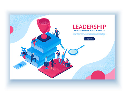 Leadership landing page