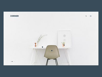 Furniture Website - Landing Page branding clear design furniture landing page logo ui ux vector web