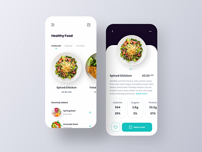 Healthy Food - Delivery App by Hisham Zayadneh on Dribbble