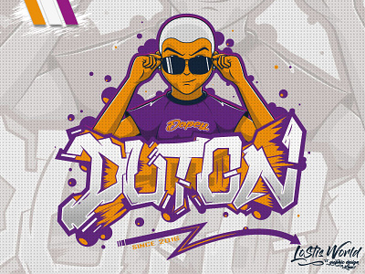 Duton esports gamer gaming logo mascot twitch youtube