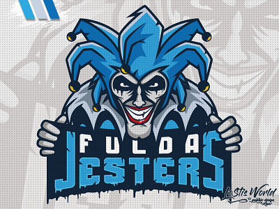 Fulda Jesters esports gamer gaming jester logo mascot twitch youtube