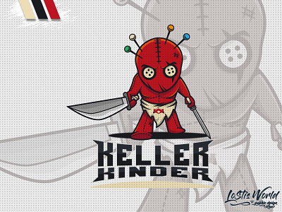 Keller Kinder esports gamer gaming logo mascot twitch voodoo youtube