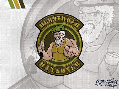 Berserker Hannover airsoft logo mascot paintball soldier team