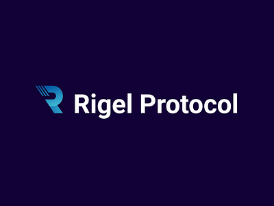 Rigel Protocol Logo blockchain brand identity cryptocurrency defi logo logo design logodesign r letter logo