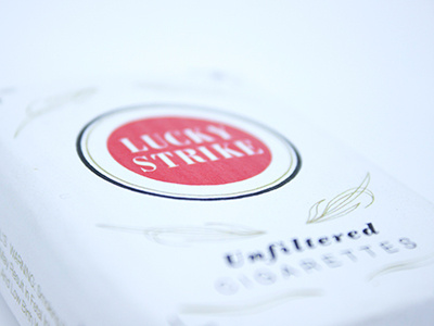 Lucky Strike redesign detail