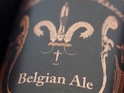 Beer Connoisseur Belgian ale label