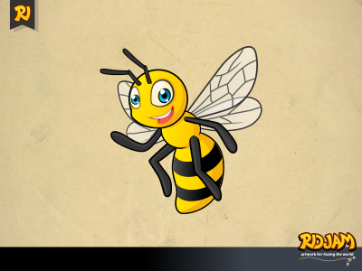 Bee Cartoon Character