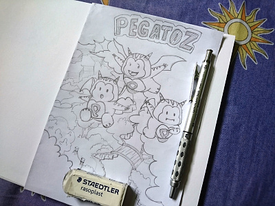 Pegatoz Fan Art Sketch fanart fantasy game ink inktober inktober2016 pen pencil sketch sketchbook sketches sketching