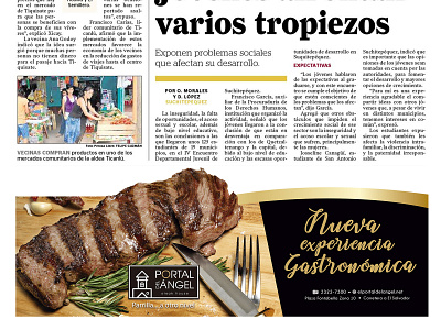 Anuncio Prensa - Portal del Ángel adobe photoshop design