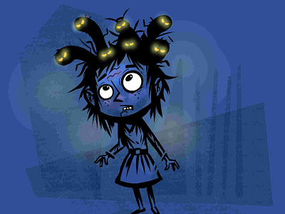 glow worms characterdesign clipstudio illustration