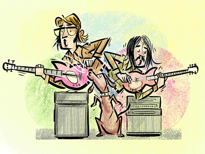 Band characterdesign clipstudio freelance illustration
