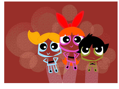 Powerpuffgirls characterdesign clipstudio freelance illustration powerpuff girls